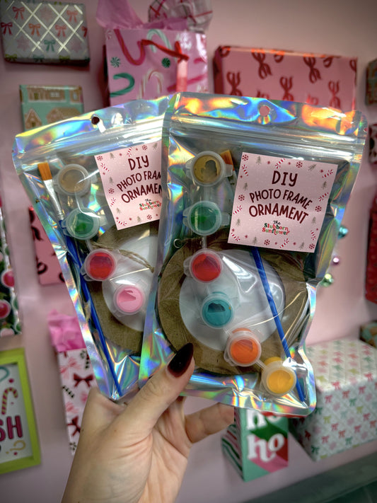 DIY Photo Ornament Paint Kits