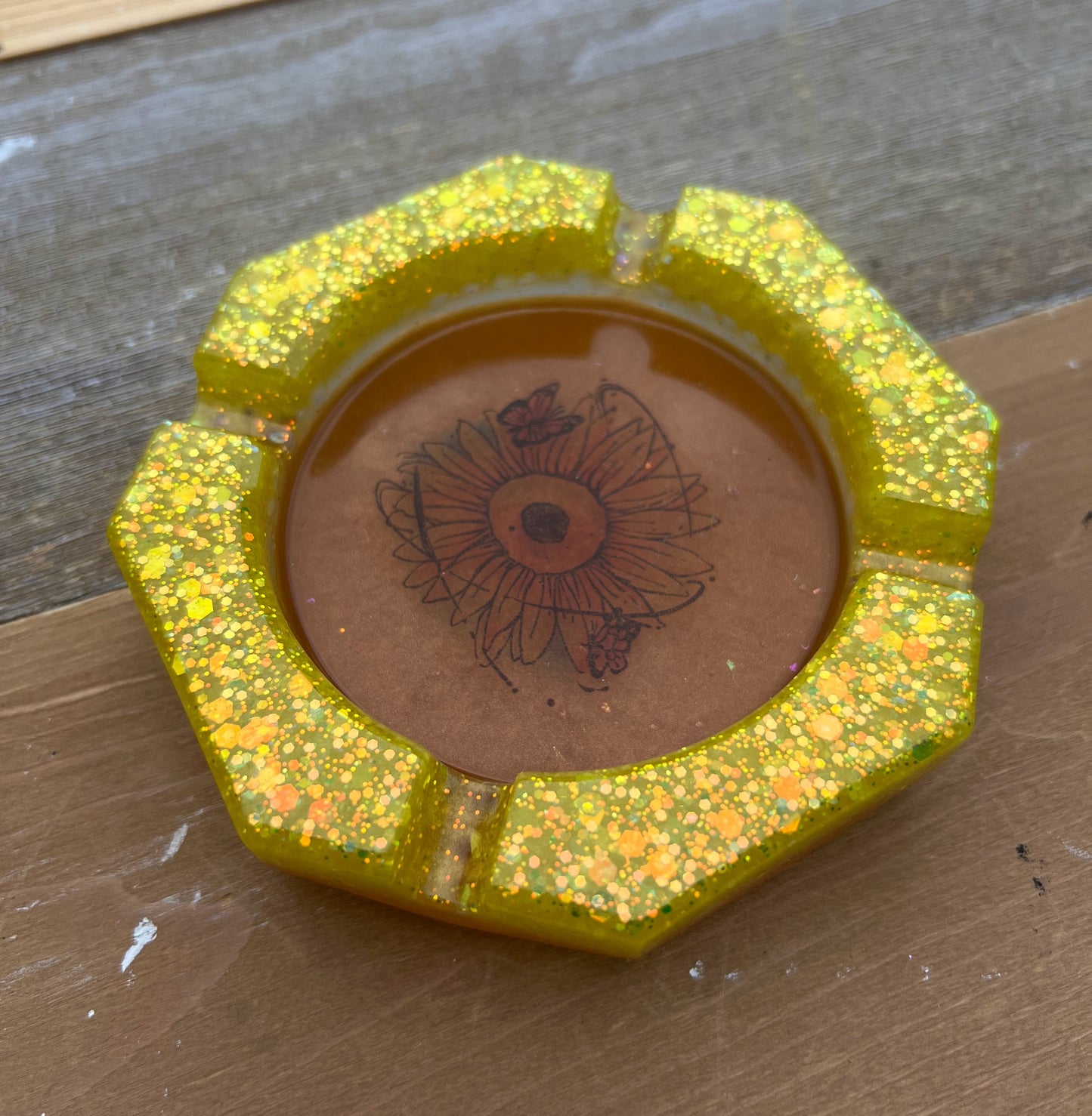 Sunflower Ash Tray