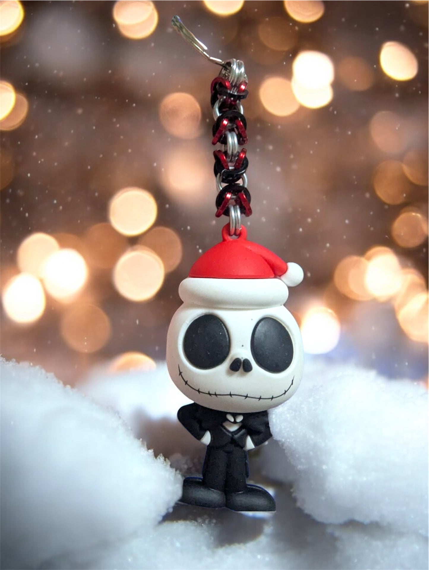 Holiday Nightmare NBC || Handcrafted Chainmaille Keychain