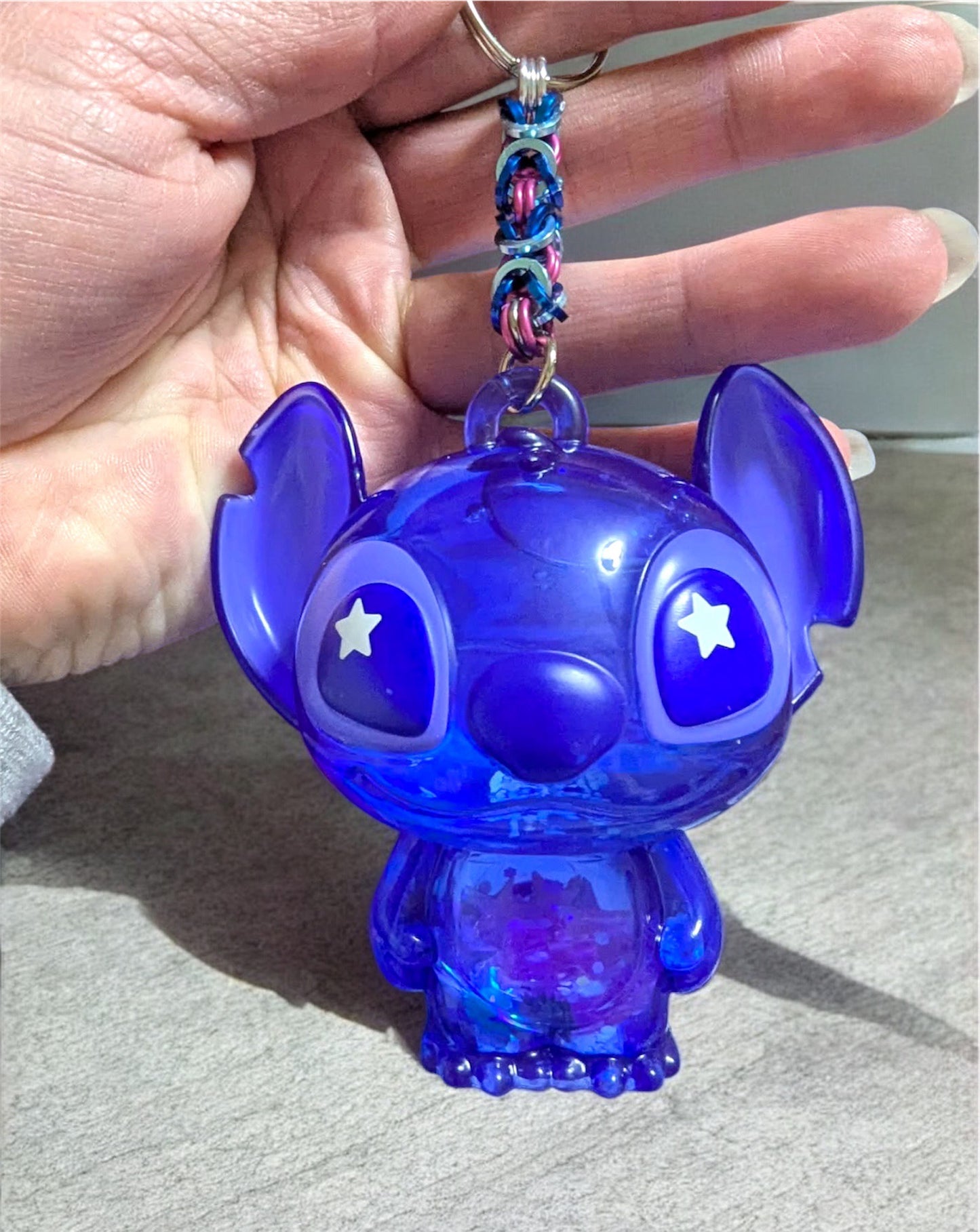 Stitch Shaker Keychain