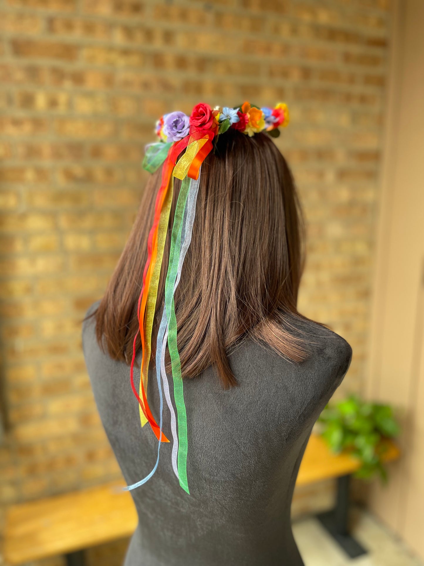 Rainbow Flower Crown - Kids