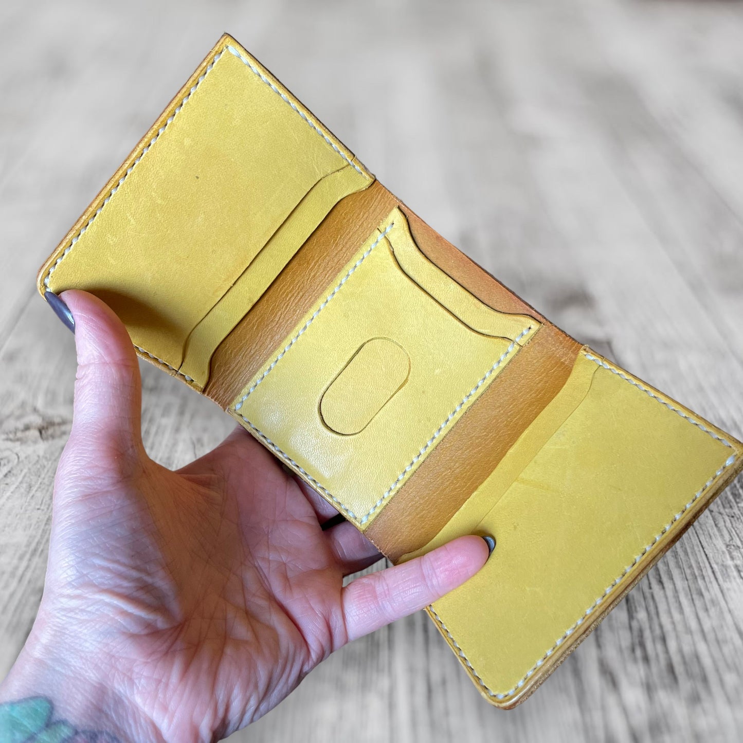 Leather Tri-Fold Wallet