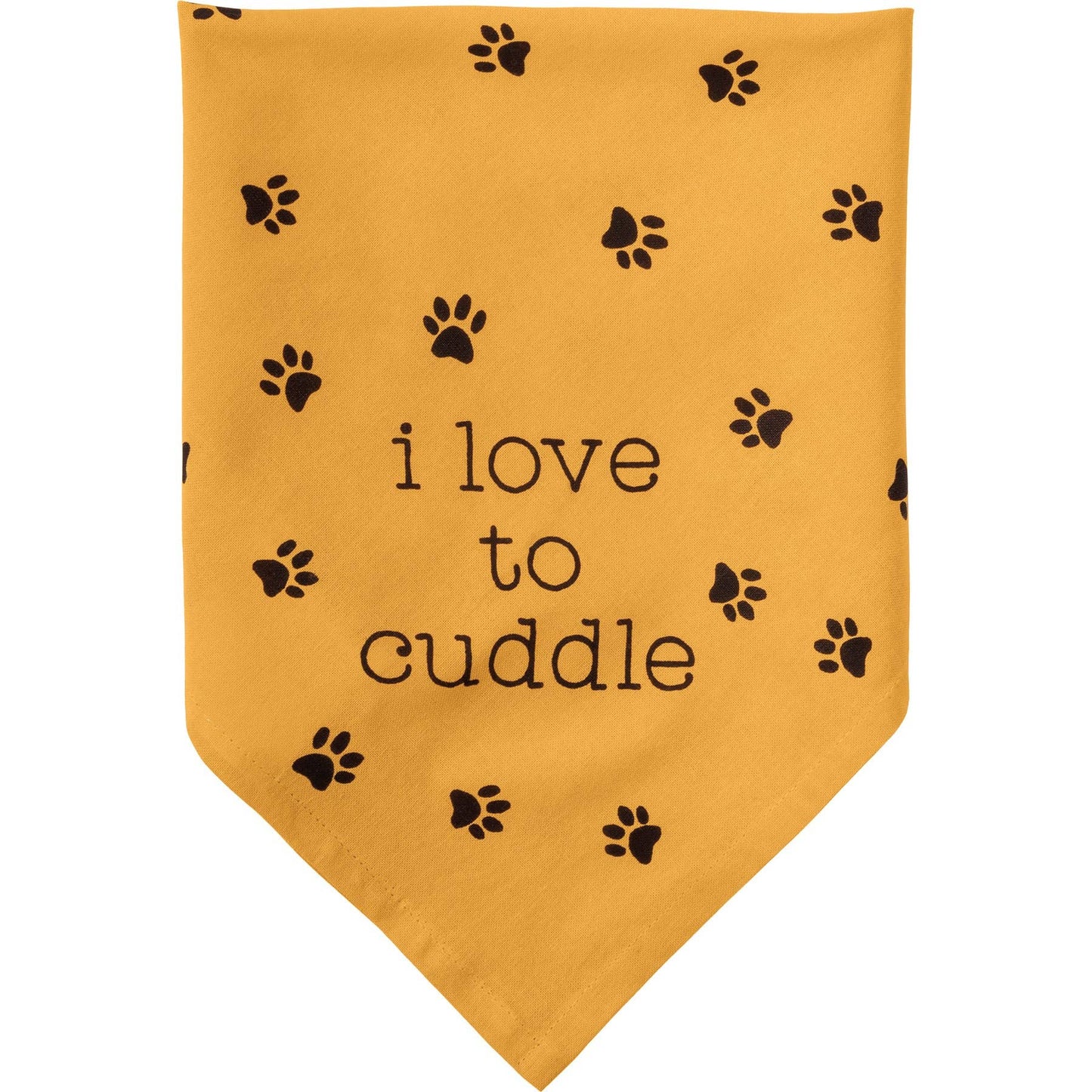 Bad Ass/Love to Cuddle Small Pet Bandana