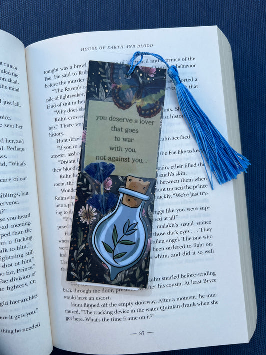 Goes To War With You Bookmark