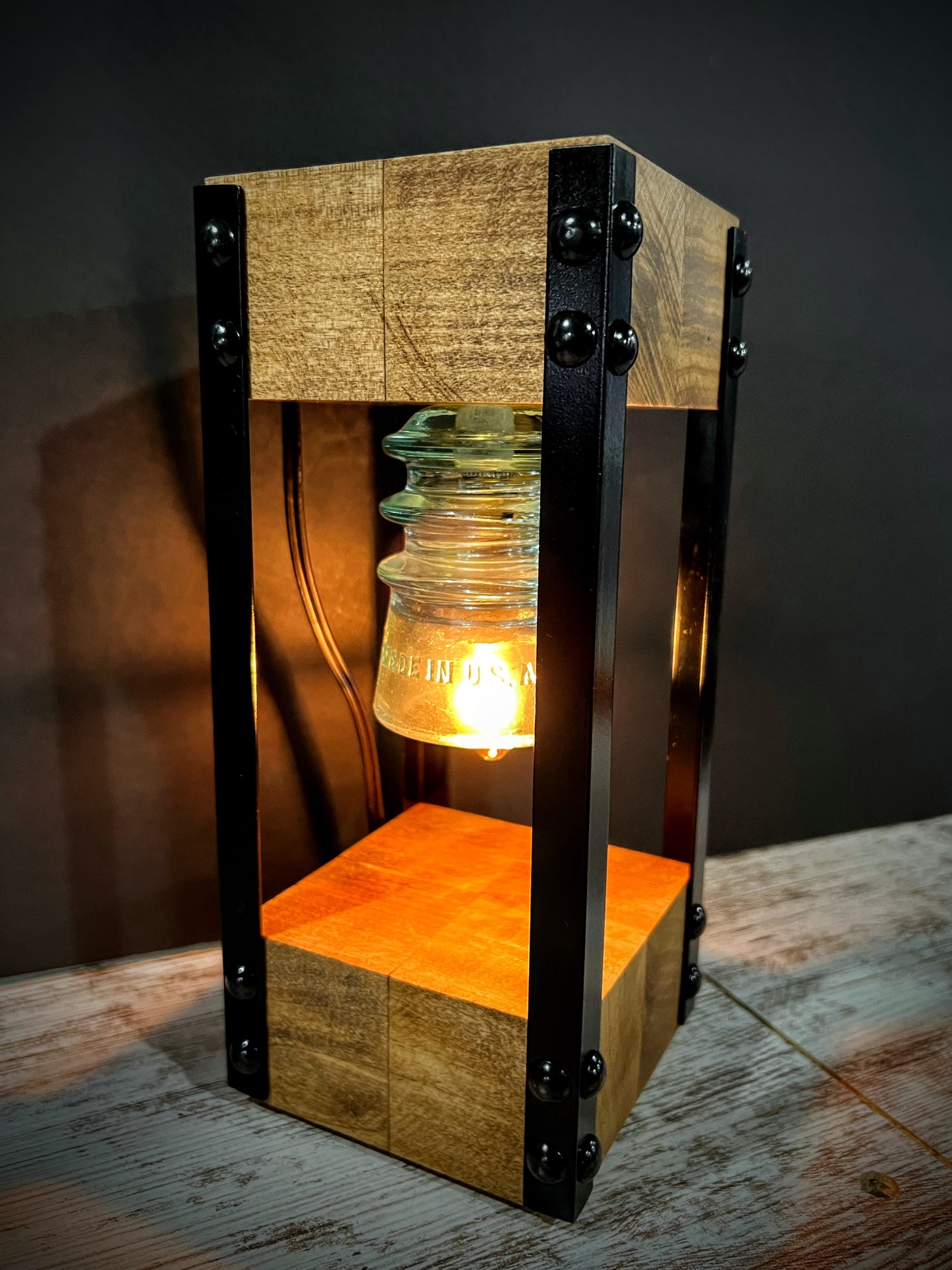 Vintage Whitall Bulb Table Lamp