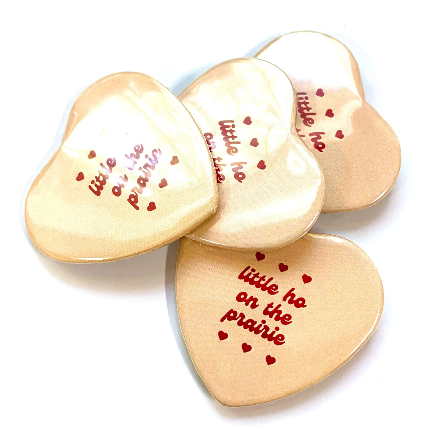 Little Ho On The Prairie Heart Shaped Magnet