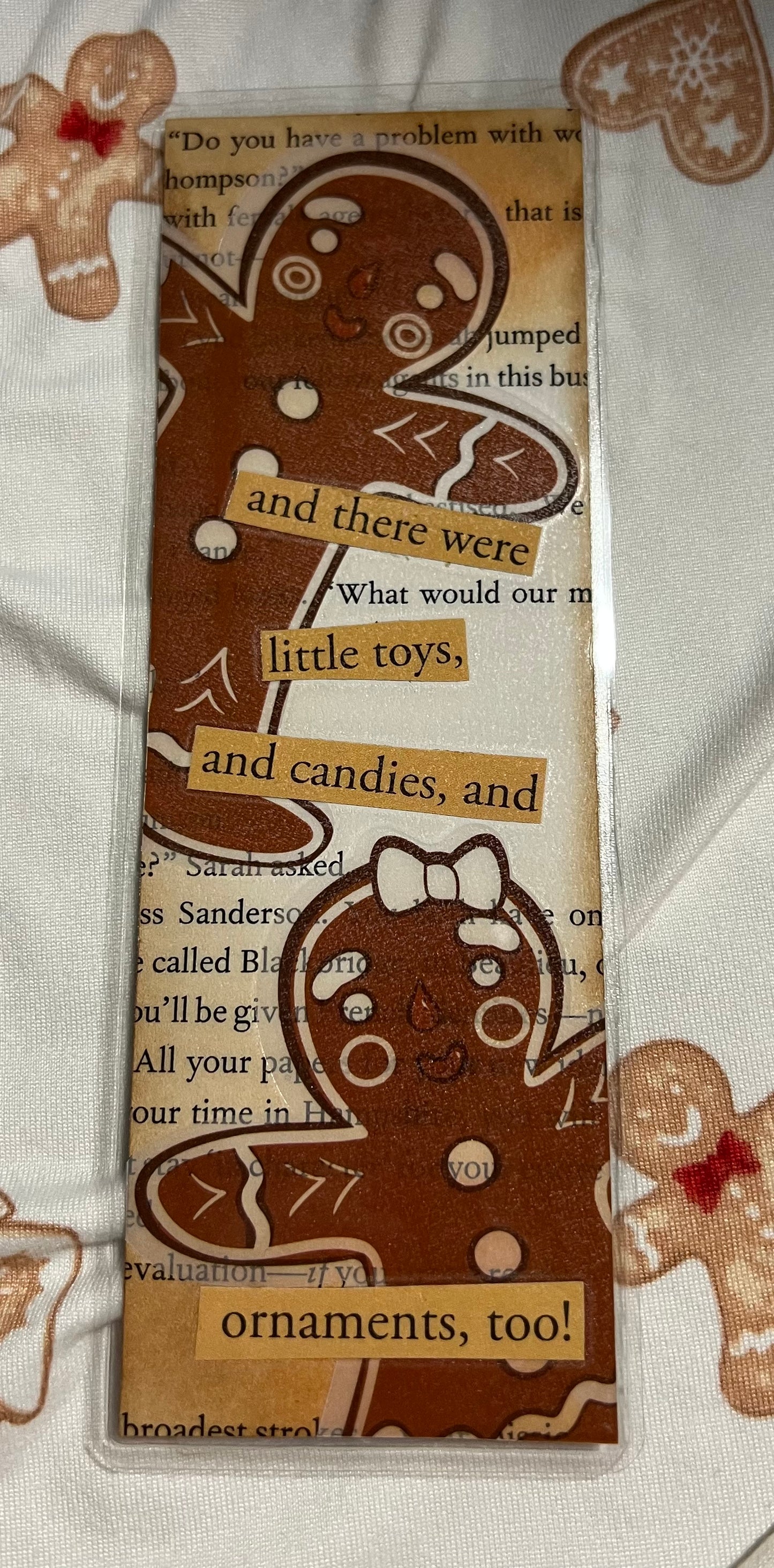 Gingerbread Theme Bookmarks