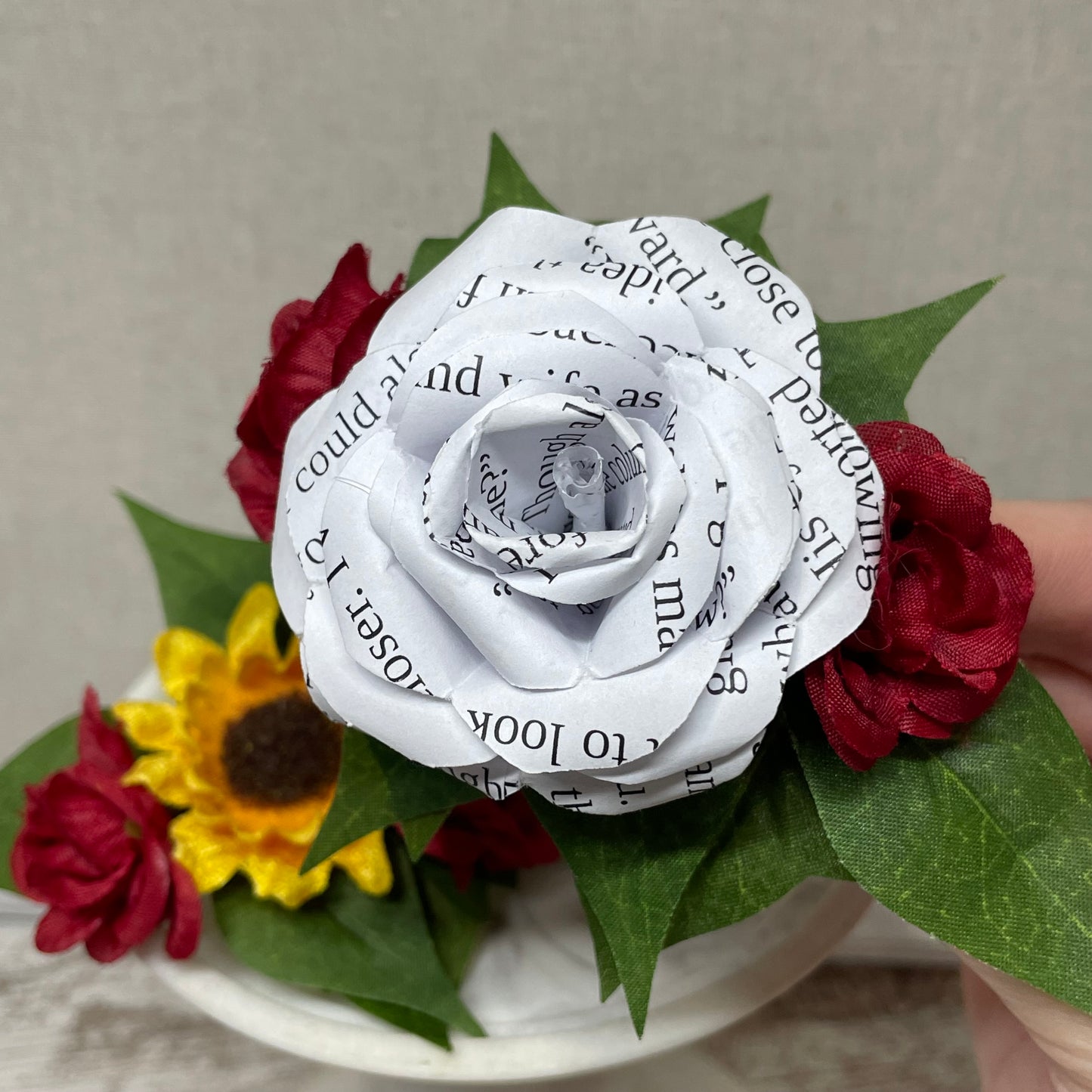 Chapter 55 Paper Rose Hair Clip