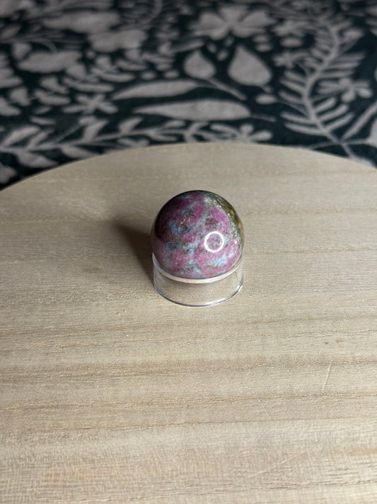 Ruby Kyanite Sphere