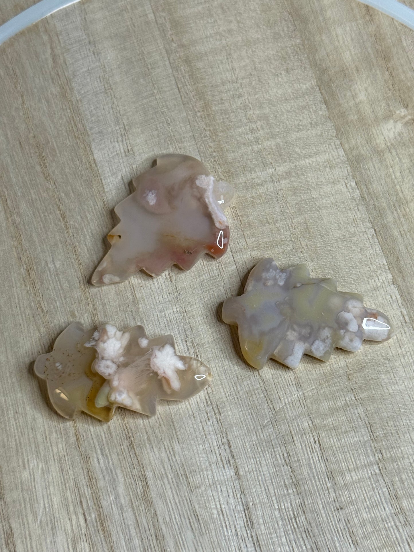 Flower Agate Leafs