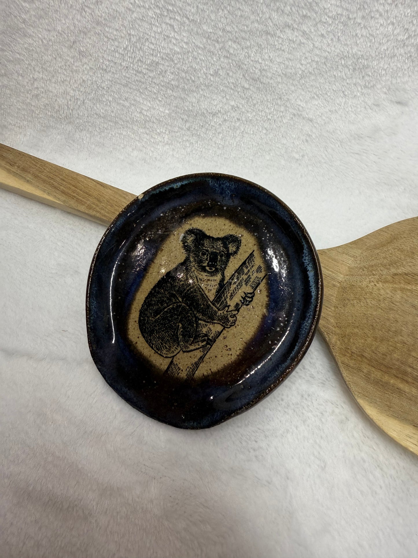 Koala Pottery Spoon Rest