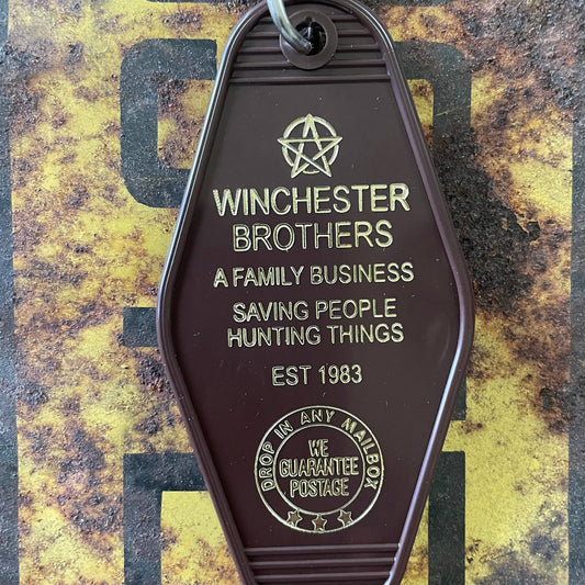 Motel Keychain - Winchester Brothers