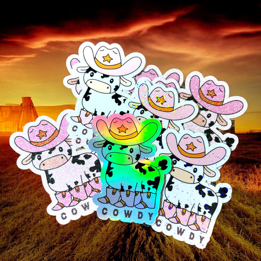 Cowdy Sticker