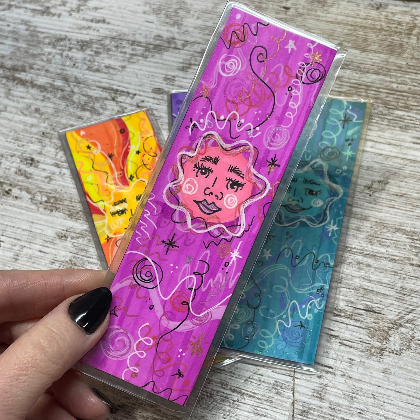 Handcrafted Expression Bookmarks