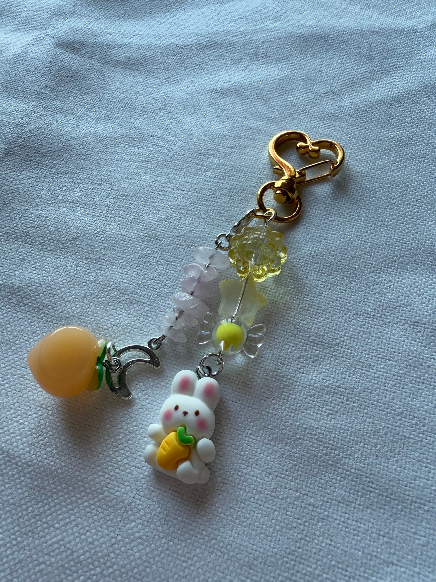 Whimsy Peachy Keychains