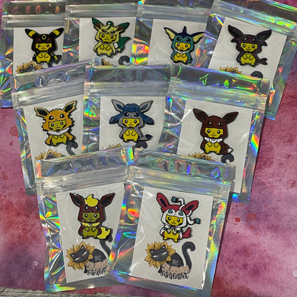 Pikachu Eevolution Costume Pin