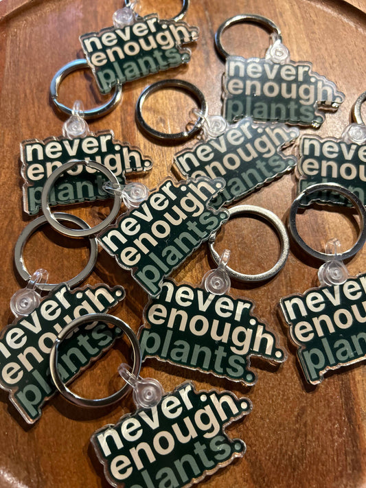Never enough plants keychain • Ombré