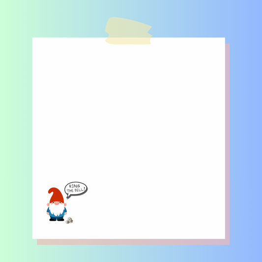 Bunco Gnome Sticky Note