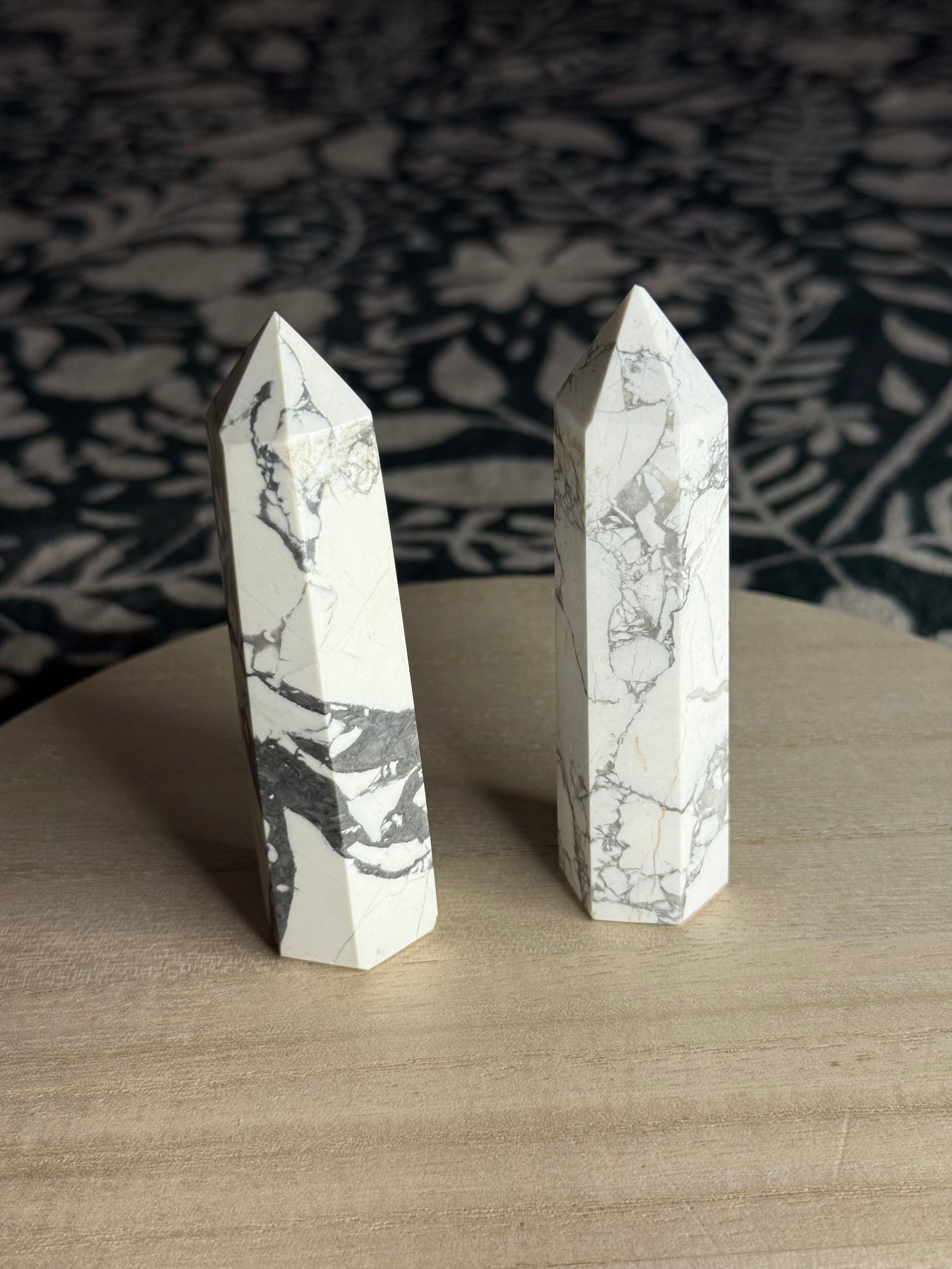 Howlite Towers | 2 Sizes