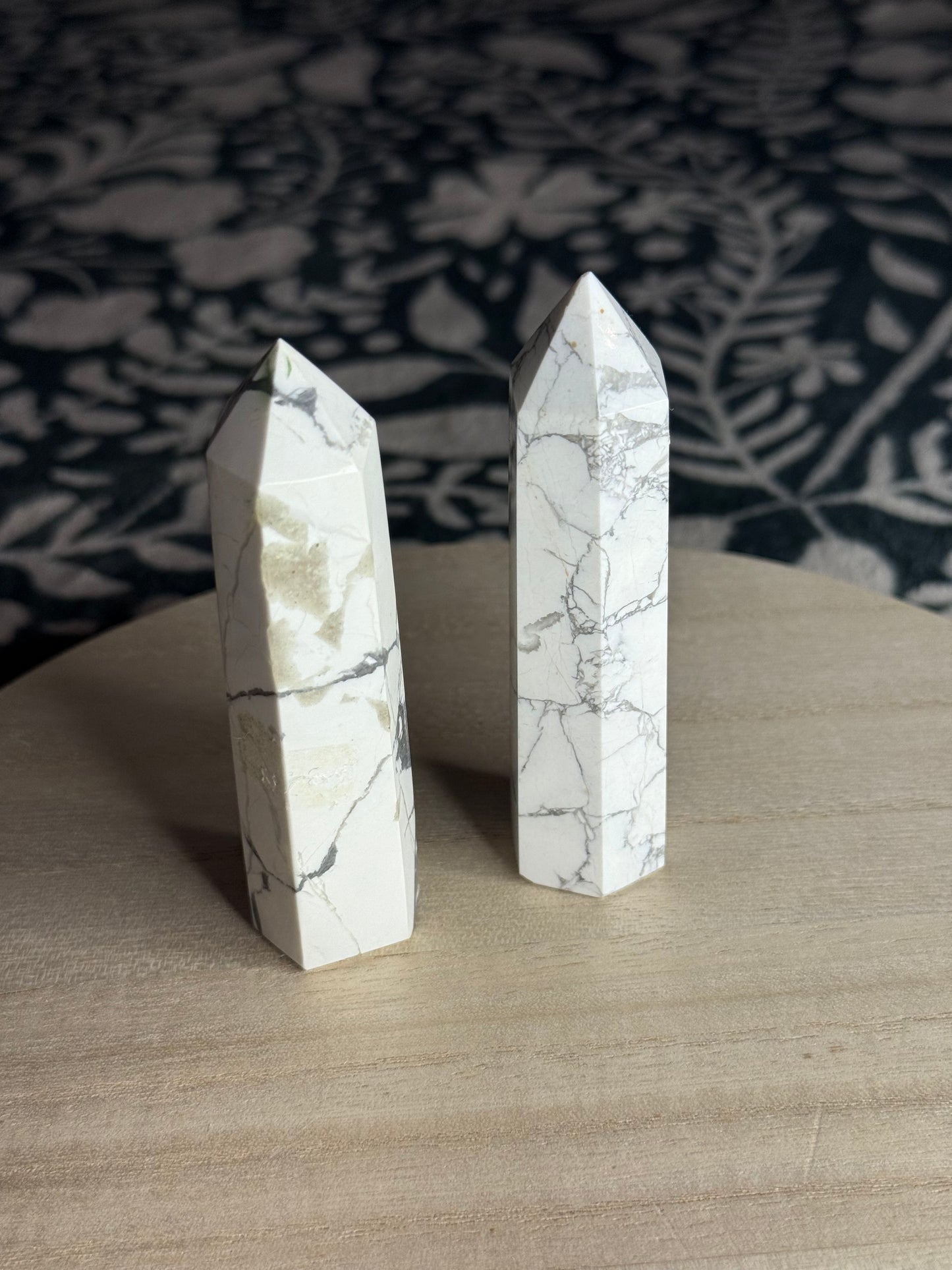 Howlite Towers | 2 Sizes