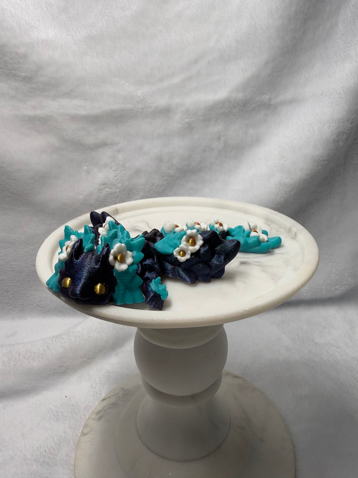 Blue Floral Kosha / 3D Printed