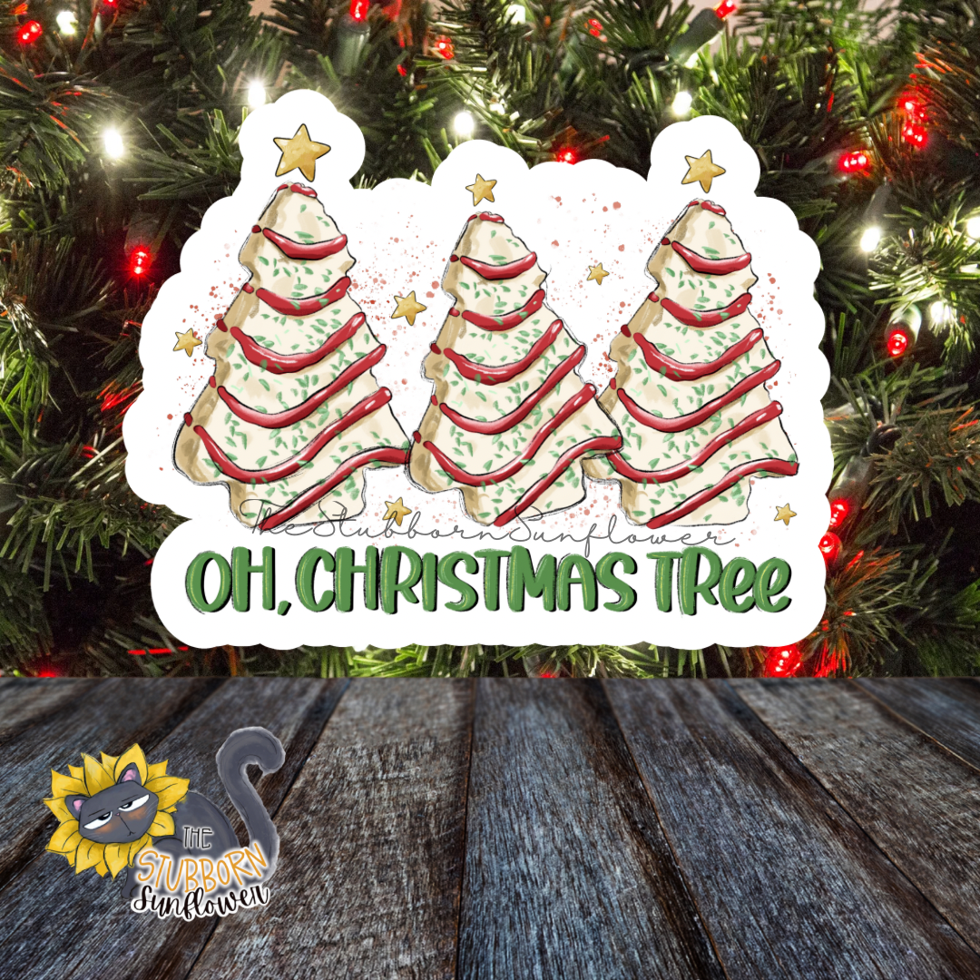 Oh, Christmas Tree Sticker