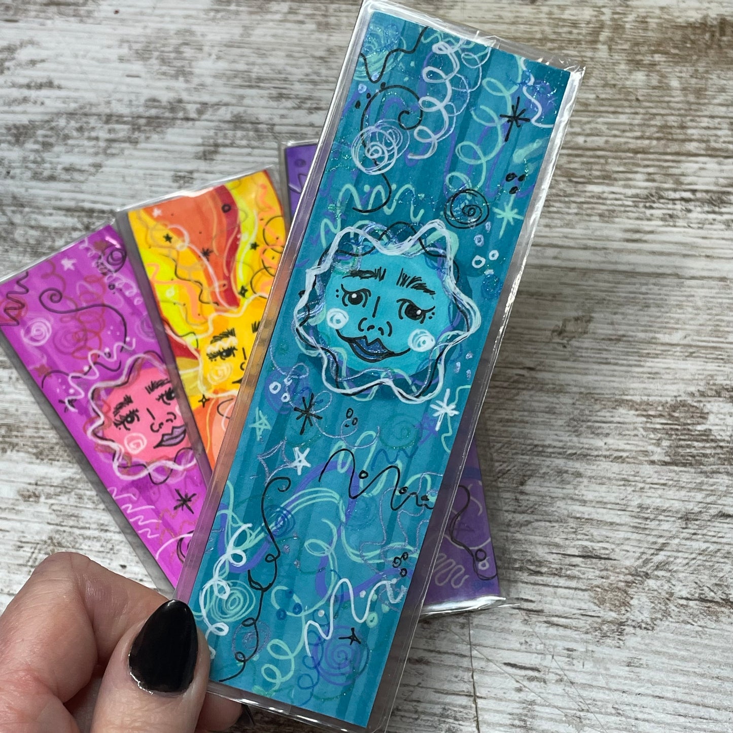 Handcrafted Expression Bookmarks