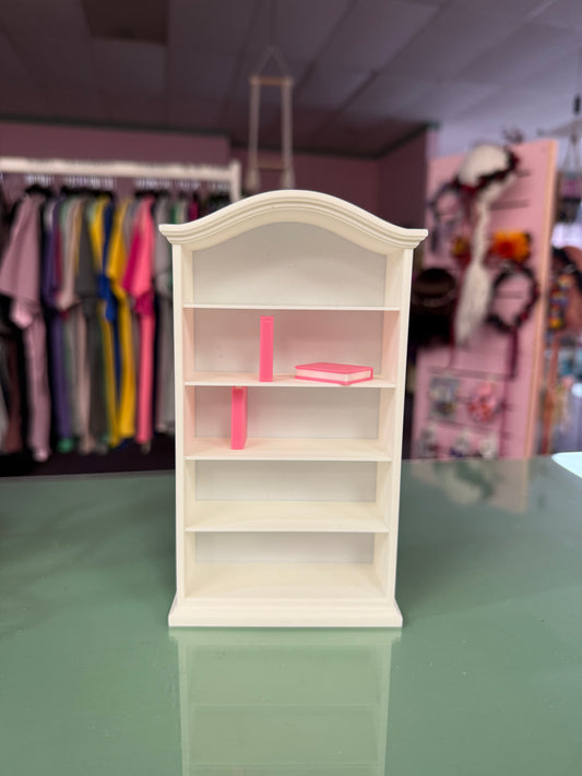 White Miniature Bookshelf / 3D Printed