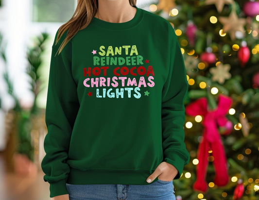 PREORDER Christmas List Crewneck