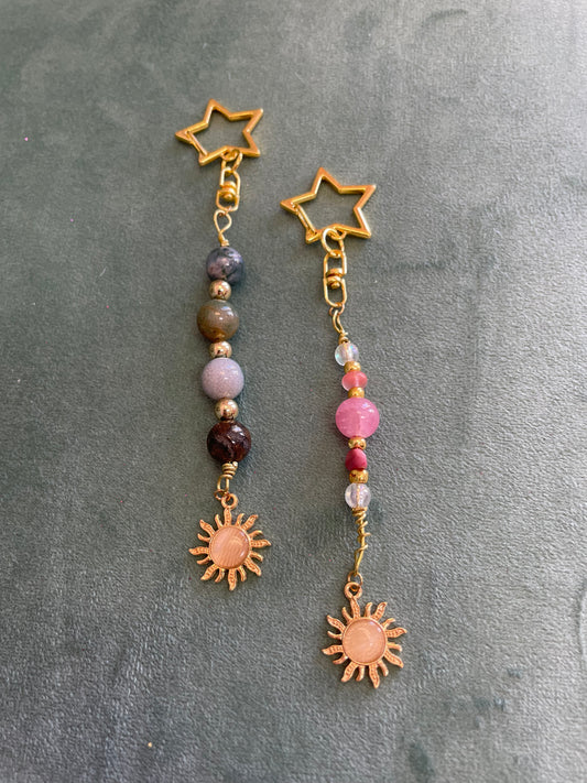 Beaded Bag Charms || Clip-On || Phone Accessory