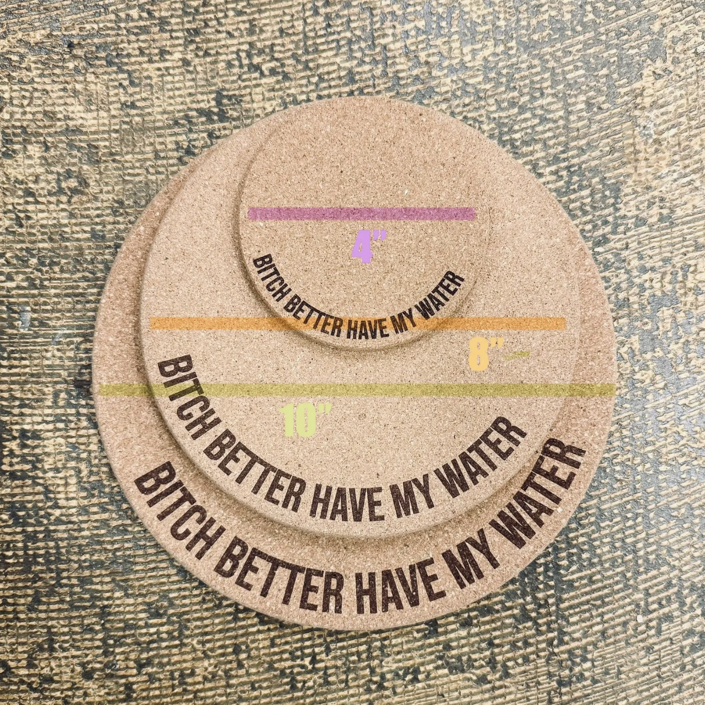 Bitch Better Have My Water • Plant Mat • 2 Size Options