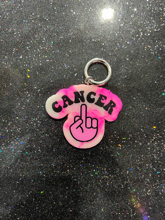 Fu*k Cancer Keychain