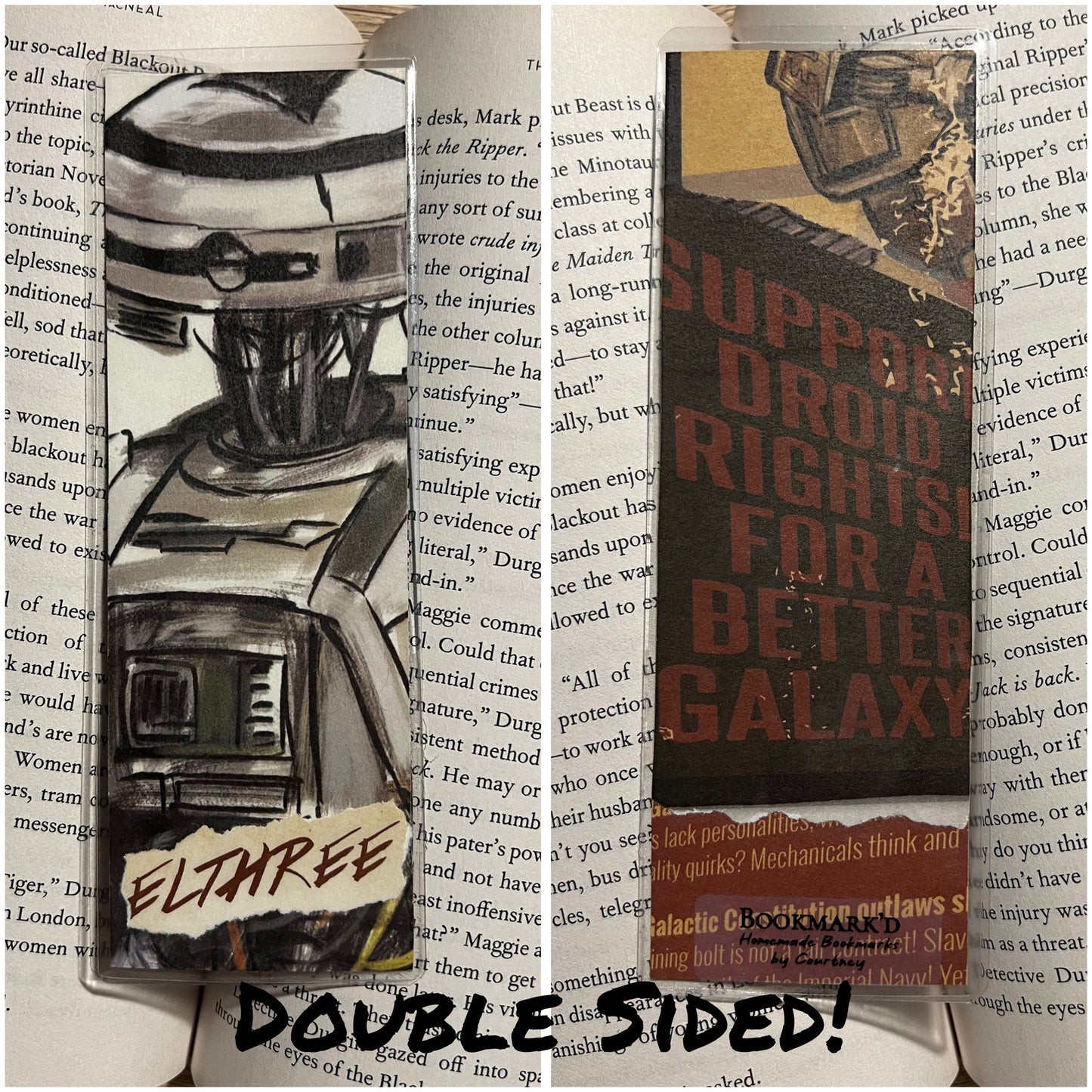 Star Wars Inspired Double Sided Bookmarks