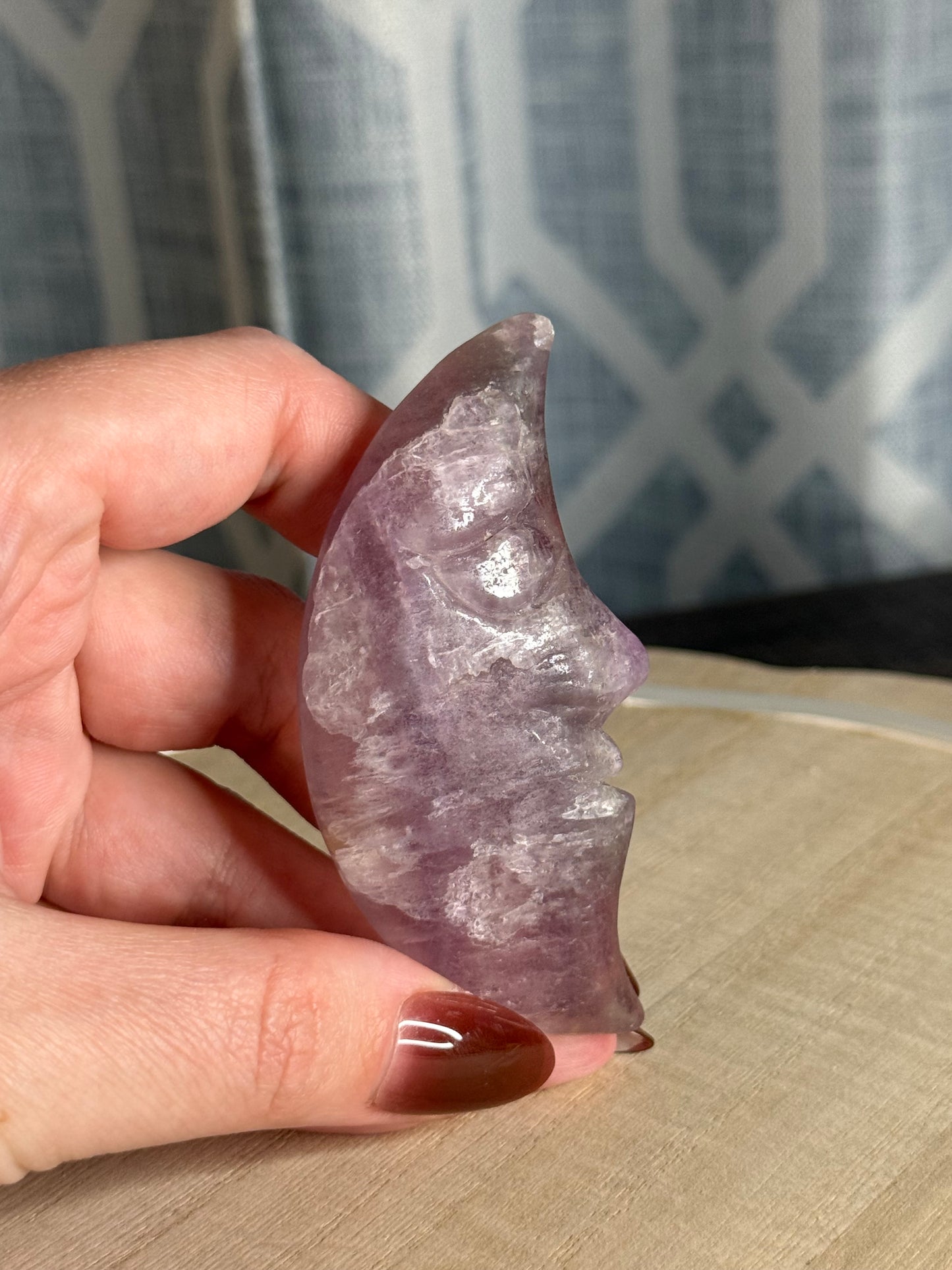 Fluorite Crescent Moon