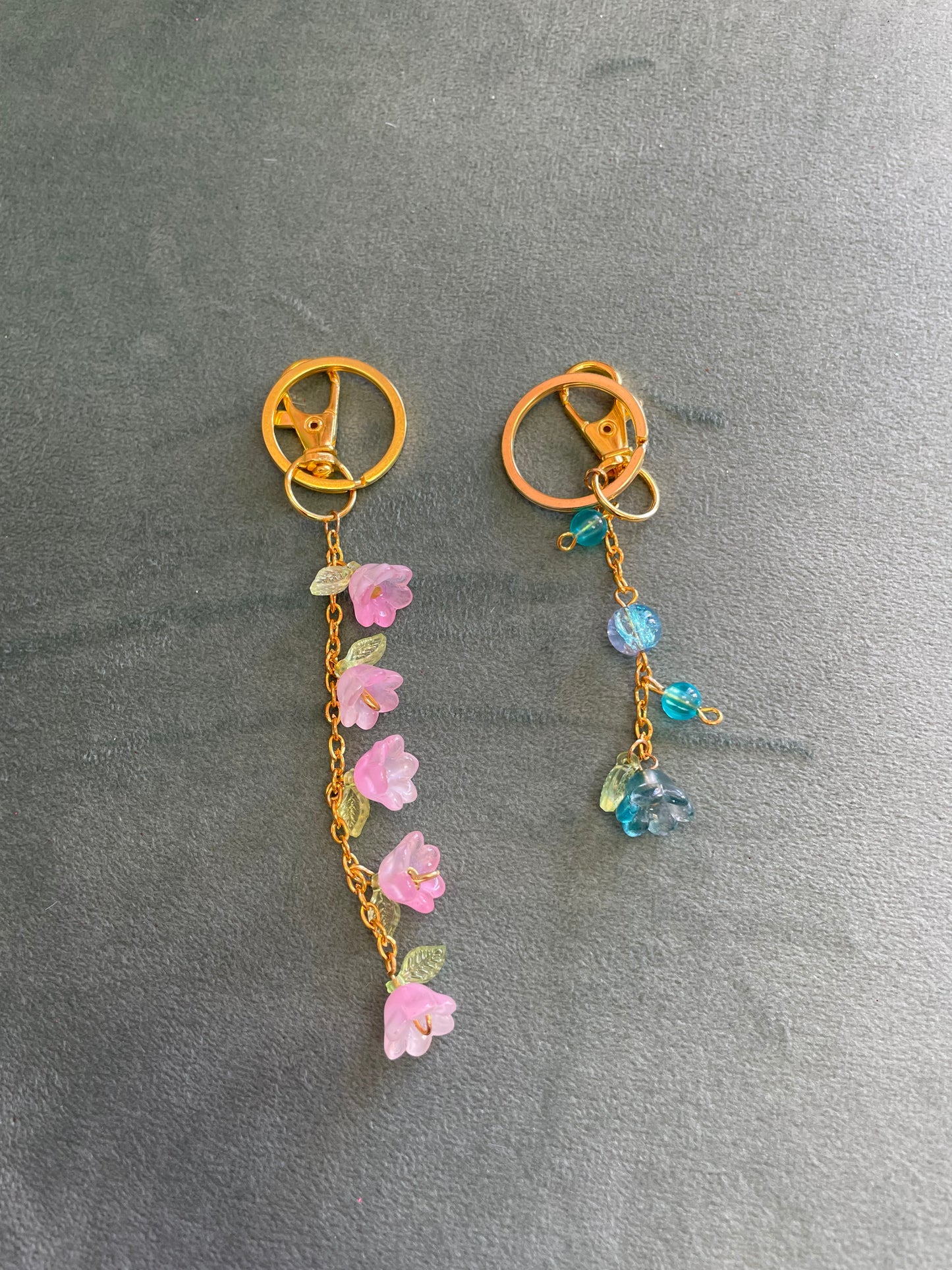Beaded Bag Charms || Clip-On || Phone Accessory