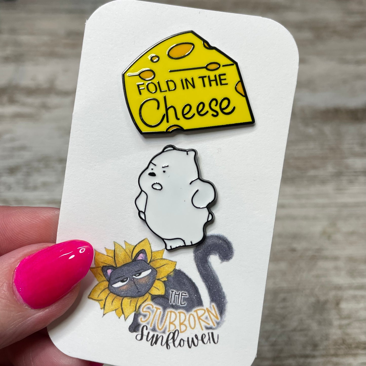 Fold In The Cheese Pin Packs