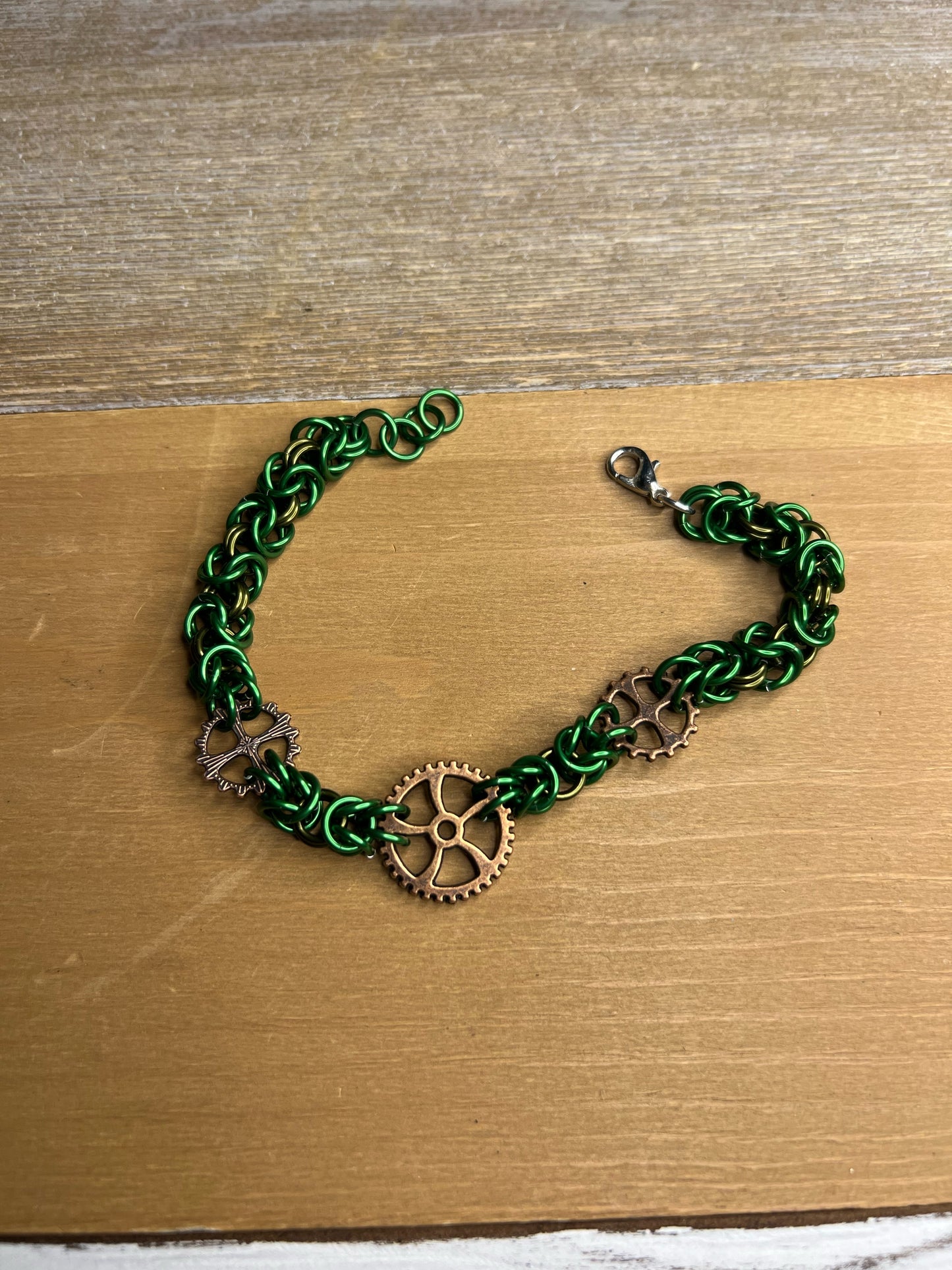 Chainmaille Steampunk Bracelets