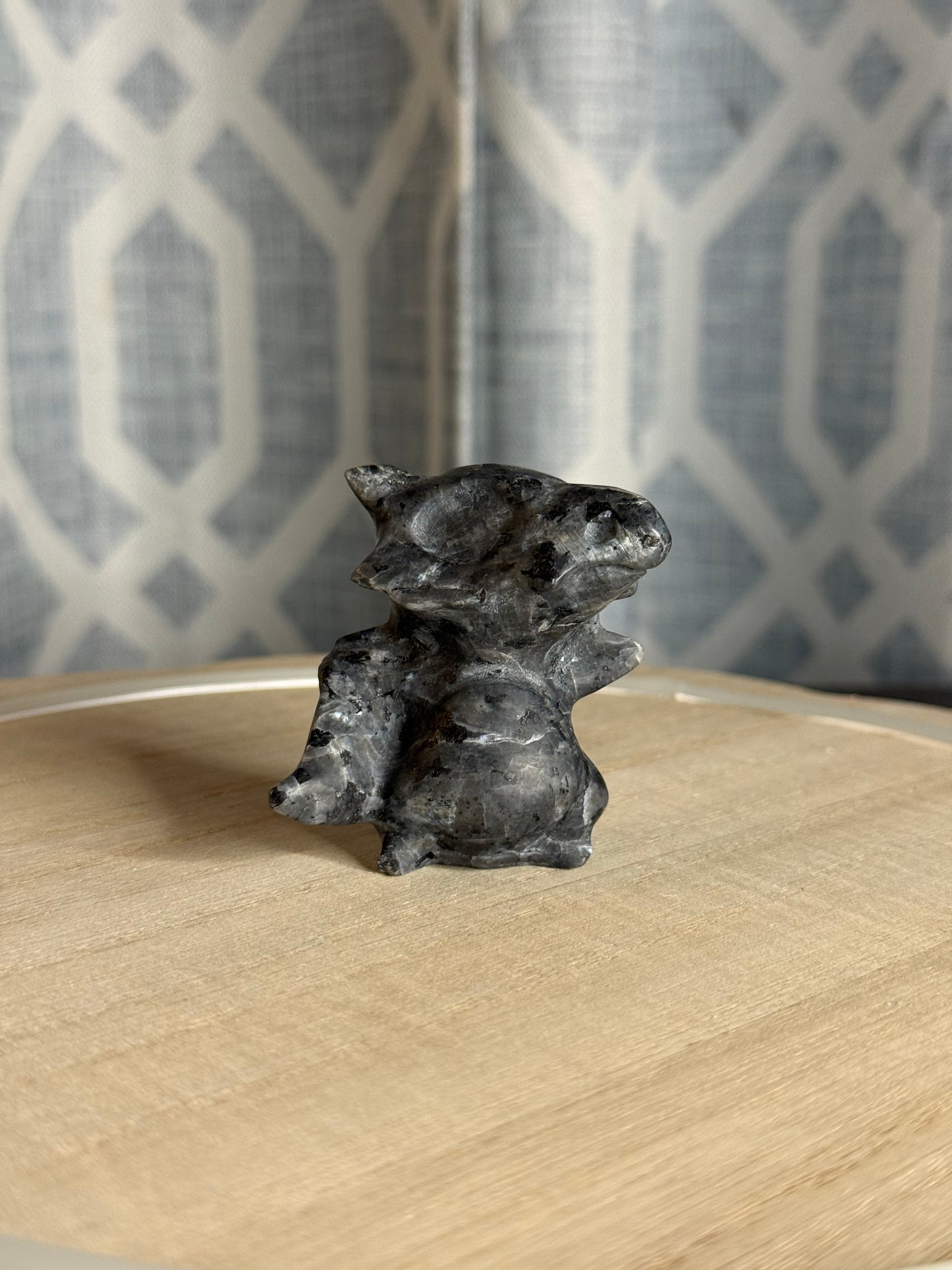 Larvikite Cubone Carving