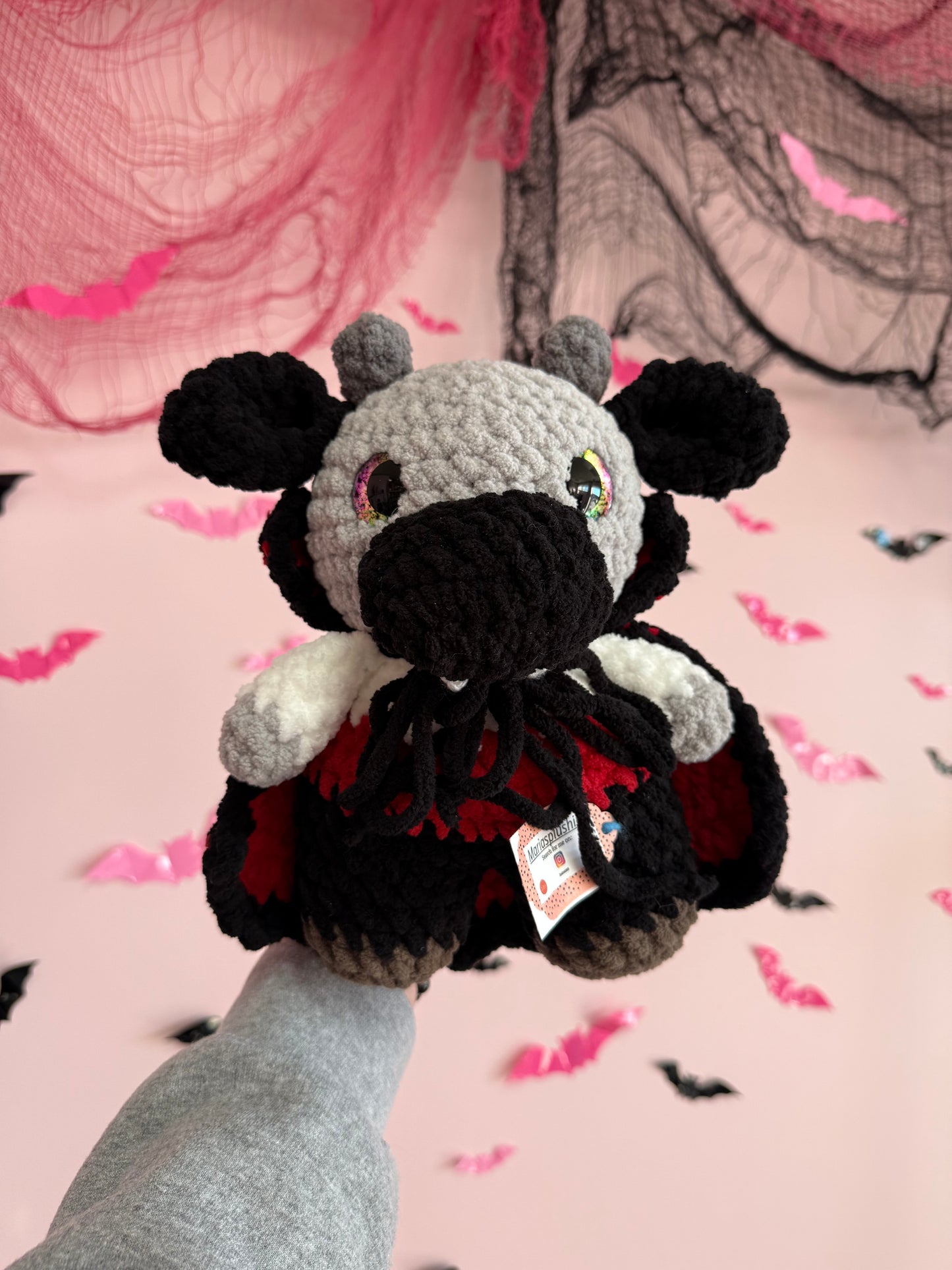 Cownt Vampire Crochet Plush
