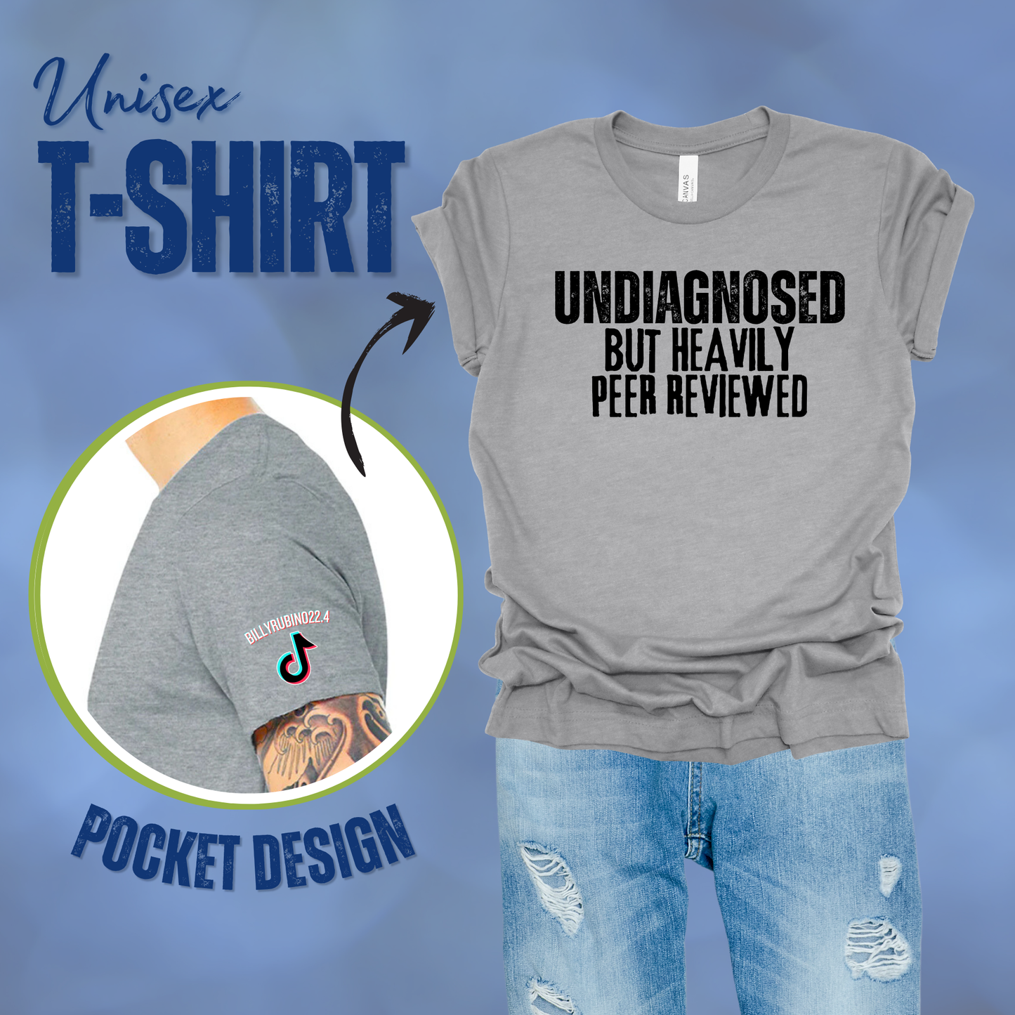 Heavily Peer Reviewed T-Shirt || Billy Rubino