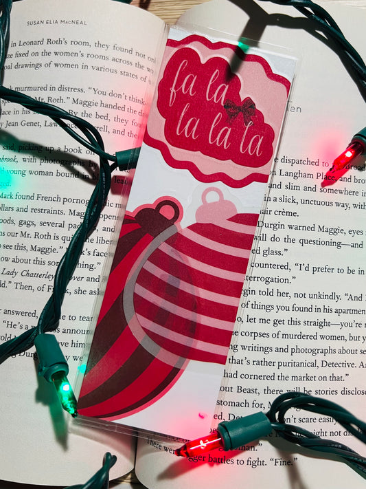 Fa La La La La Bookmark