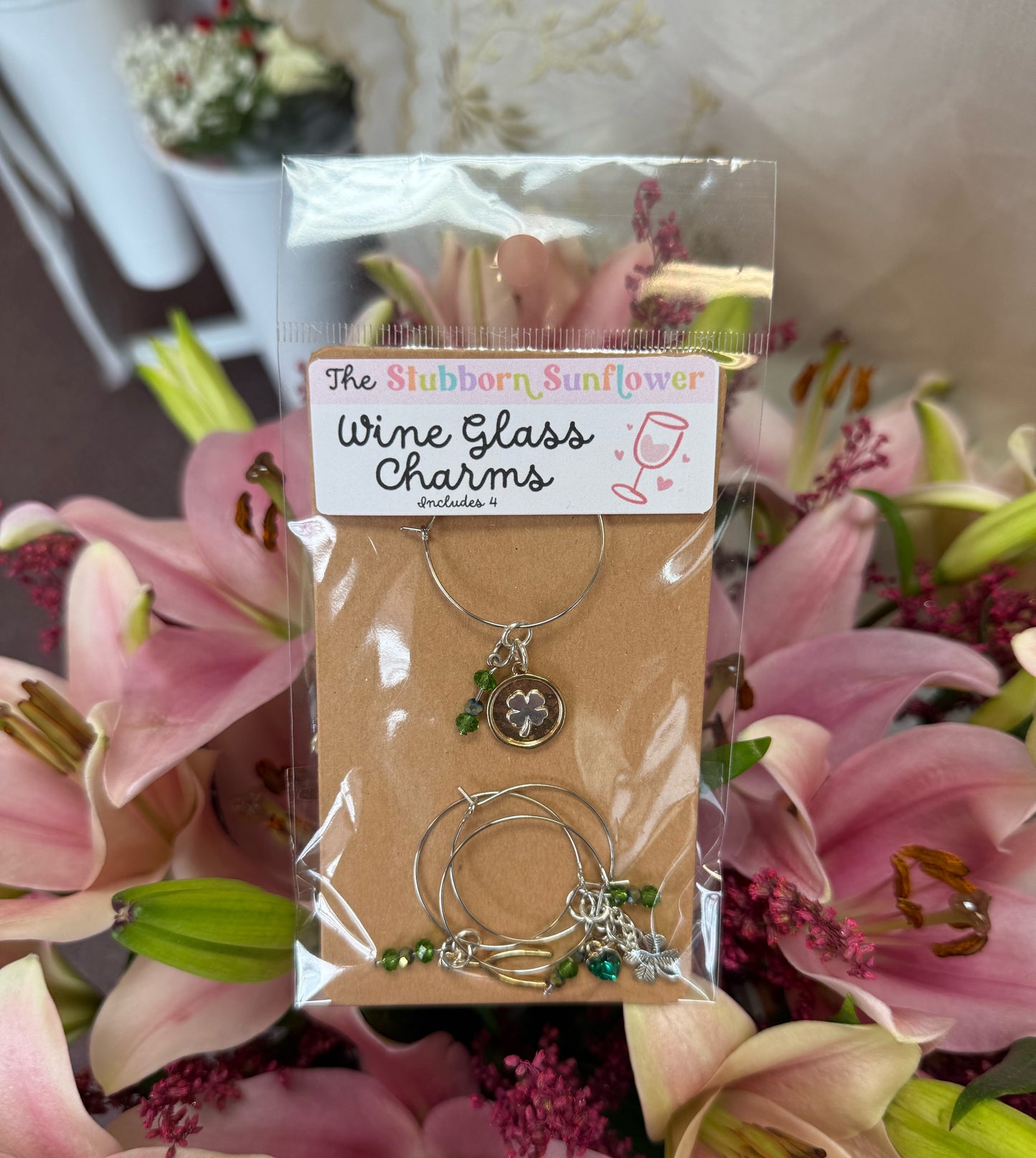 Wine Glass Charms | Set of 4