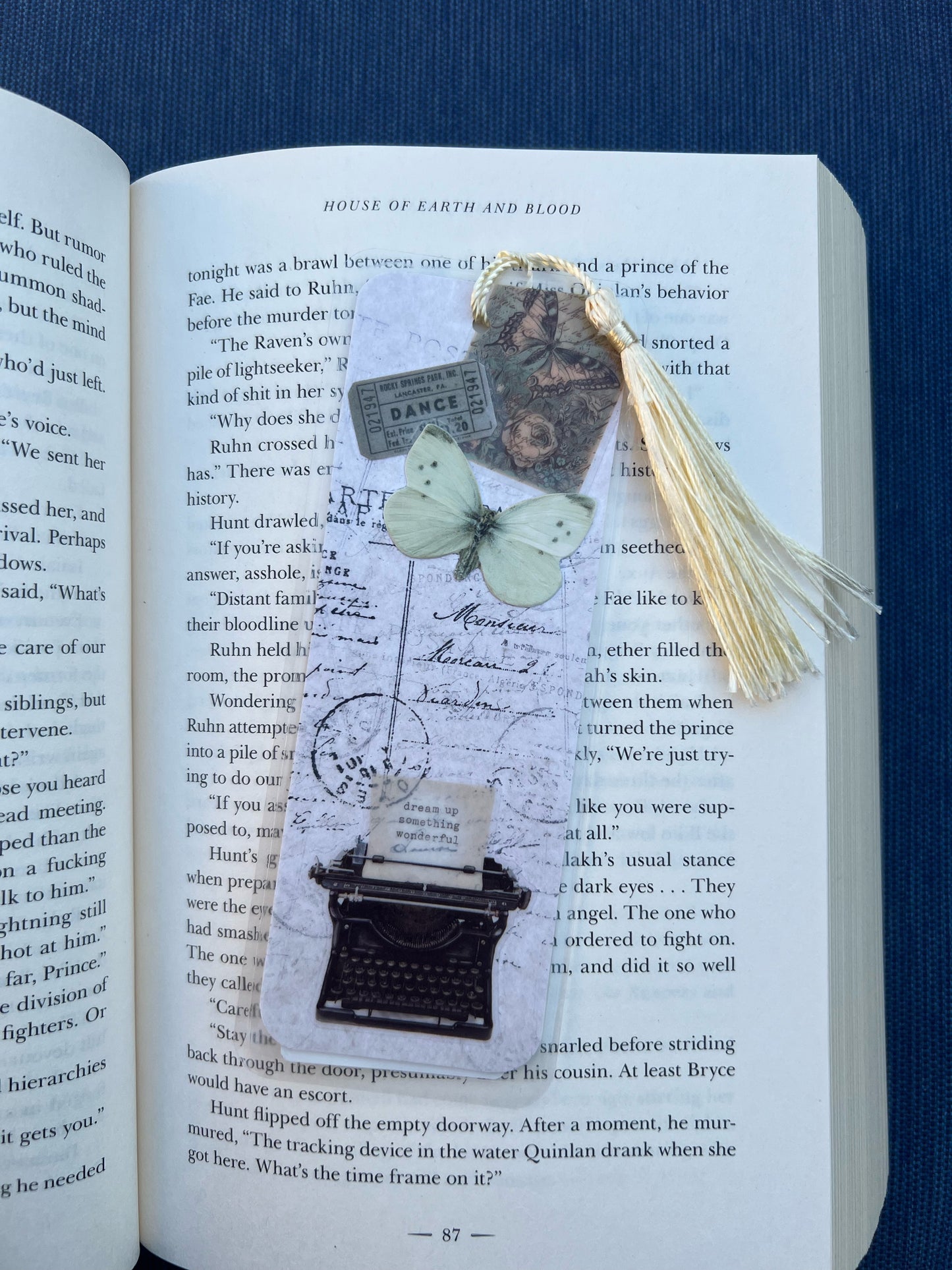 Dream Up Something Beautiful Bookmark