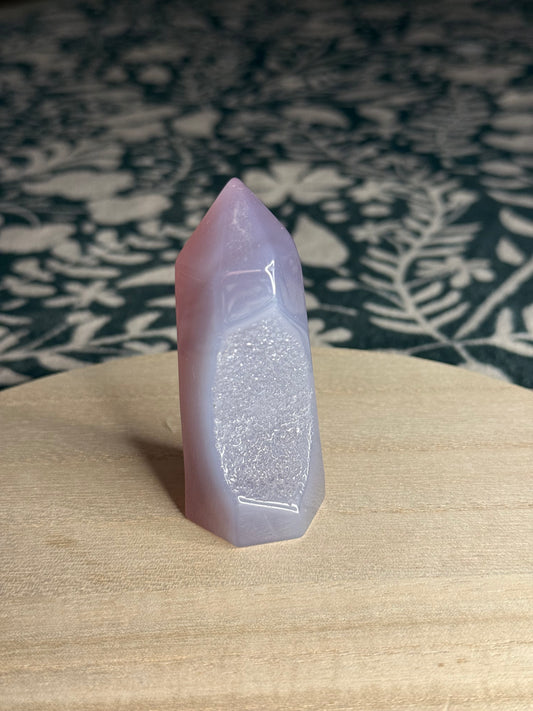 Agate Druzy Tower