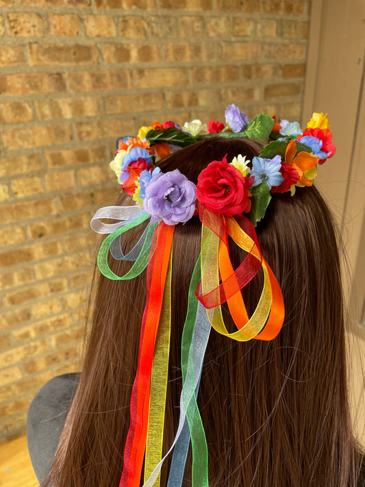 Rainbow Flower Crown - Kids