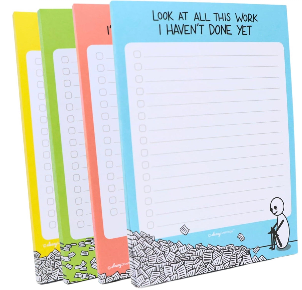 Office Humor | 5x7 notepad | procrastination stress to-do