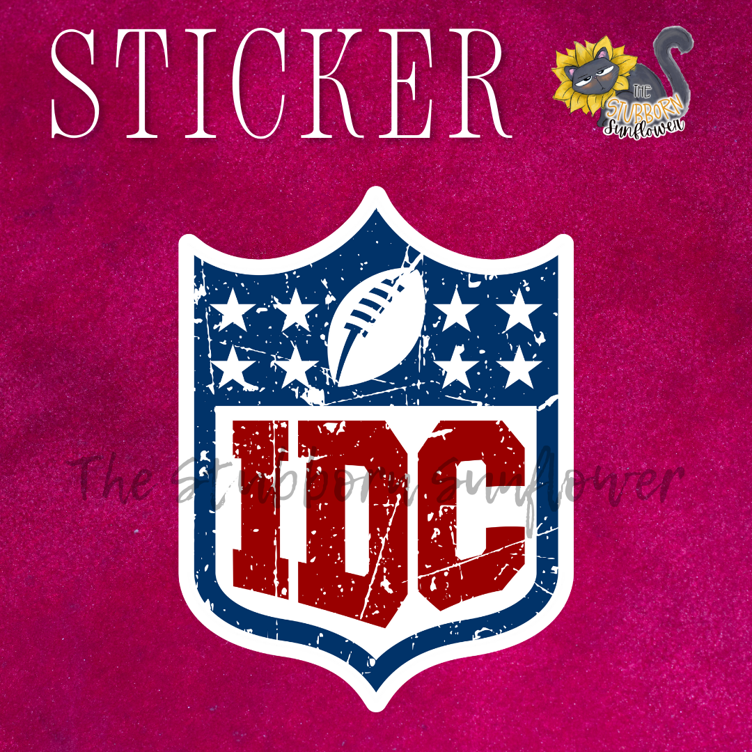 Idc Super Bowl Sticker