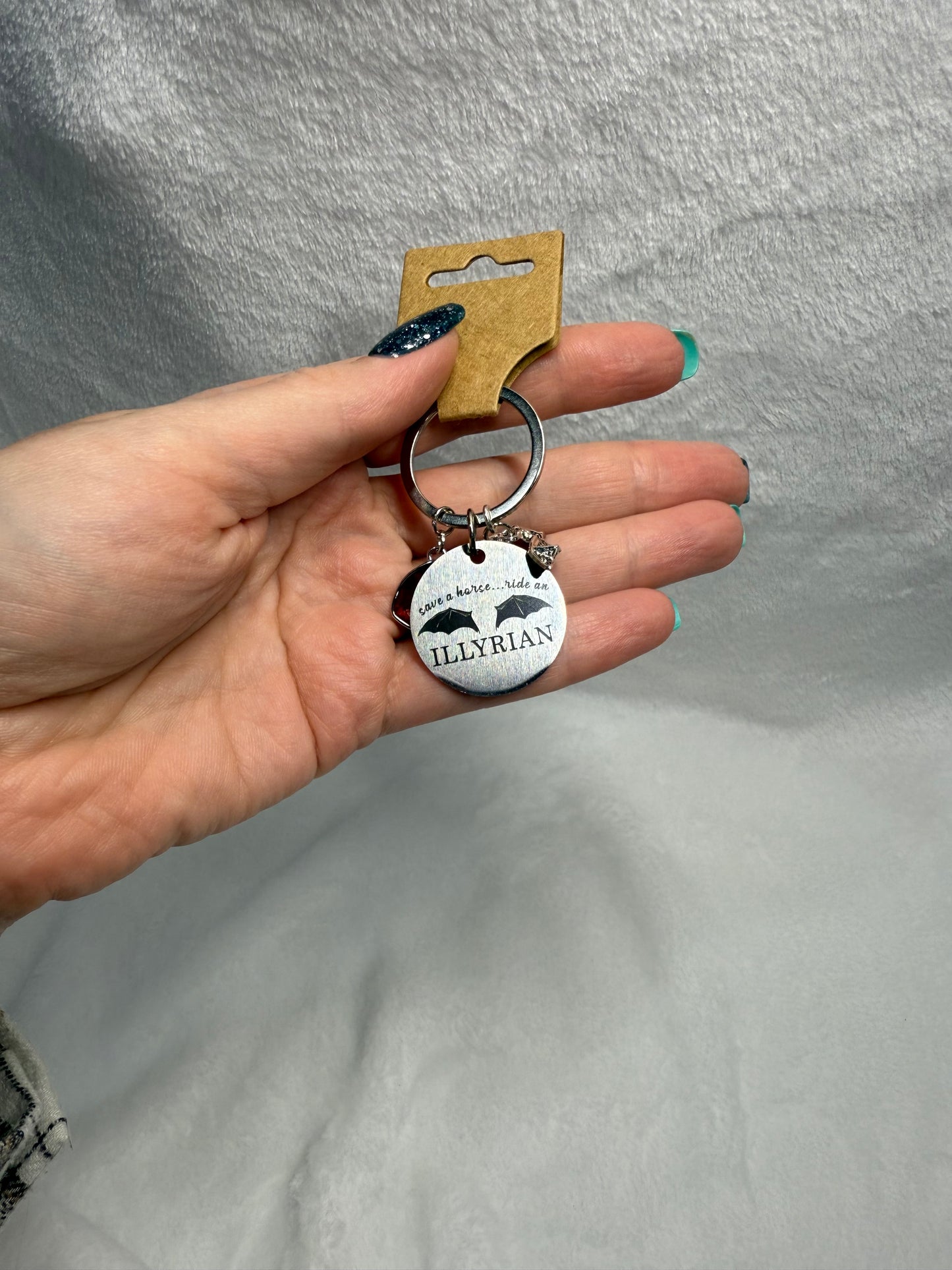Ride an Illyrian Keychain