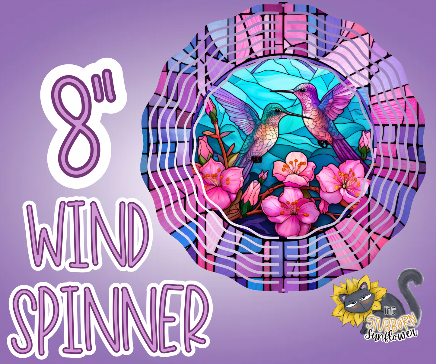 Hummingbird 8” Wind Spinner