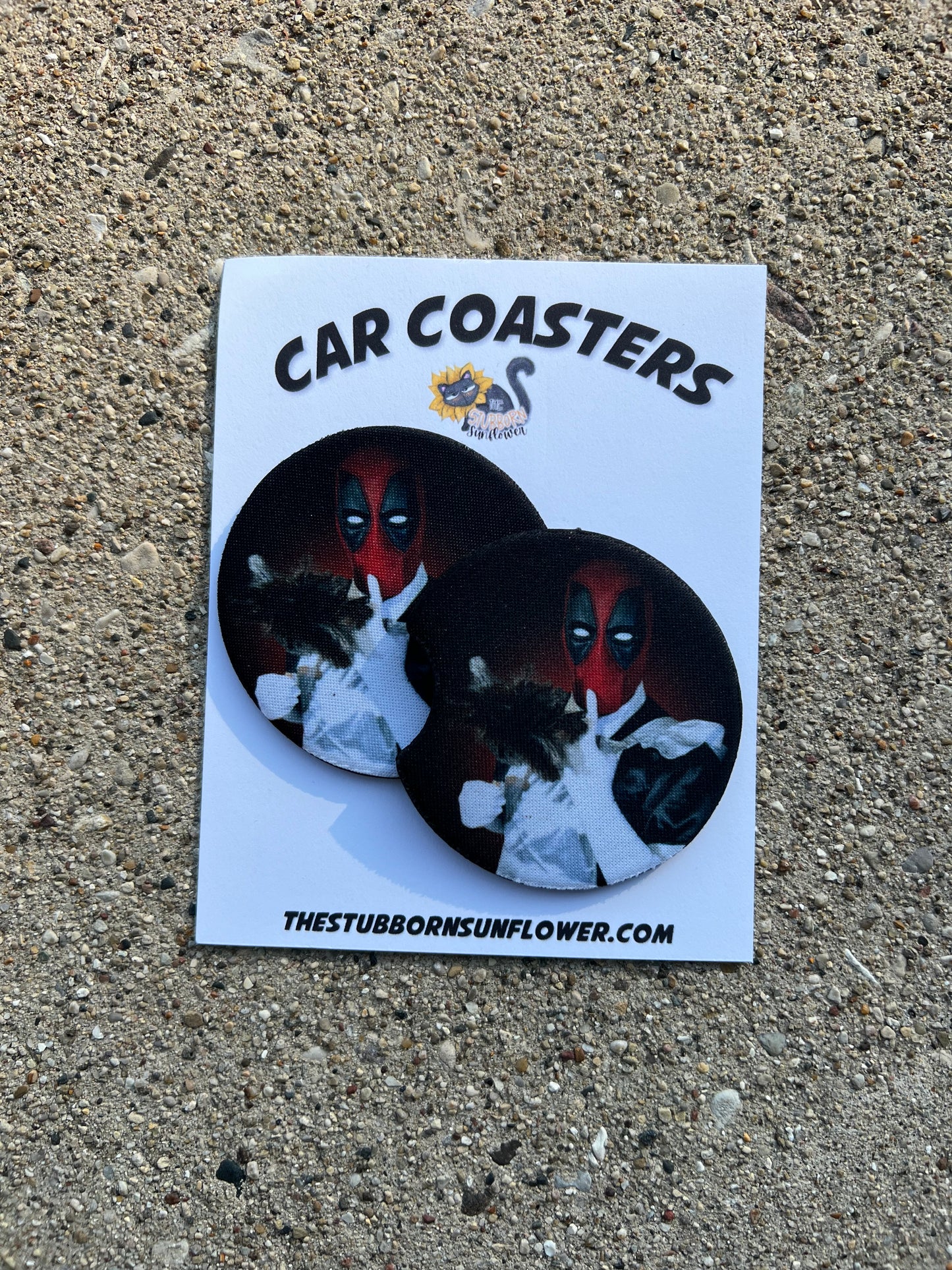 Dadpool Car Coasters